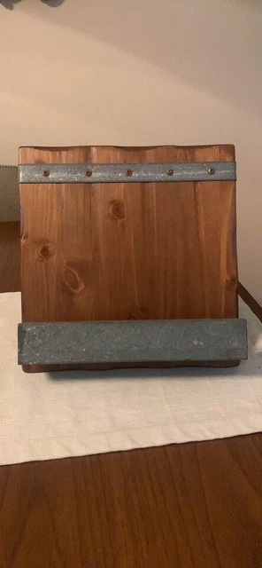 ETU Home Bordeaux iPad/Cookbook Holder Beautifully crafted sturdy reclaimed wood
