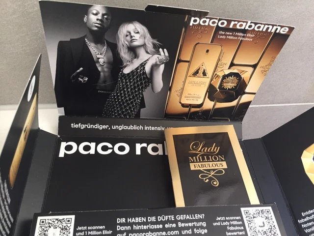 paco rabanne lady million fabulous eau de parfum 1,5 Ml Probe Neu Box