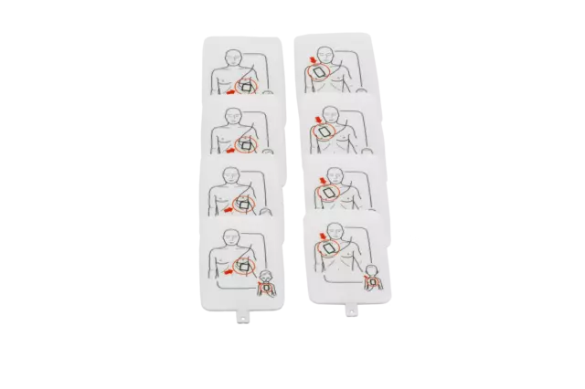 4 Sets of Replacement Pads PP-UTPAD-4 for Prestan AED UltraTrainer AEDUT Series