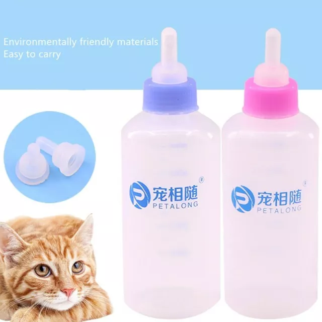 60ML Pet Feeding Bottles Pet Dog Cat Bady Feeding Milk Water Bottle Pet Supplies