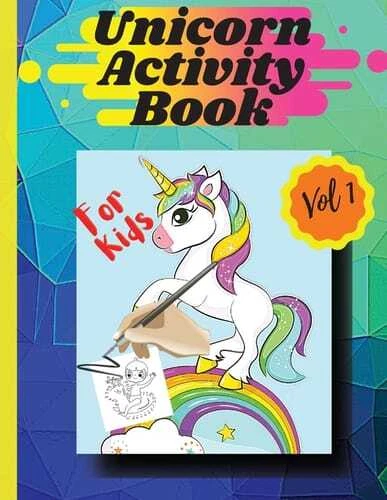 UNICORN ACTIVITY BOOK Vol1 Coloring Pages And Activities For Girls And ...
