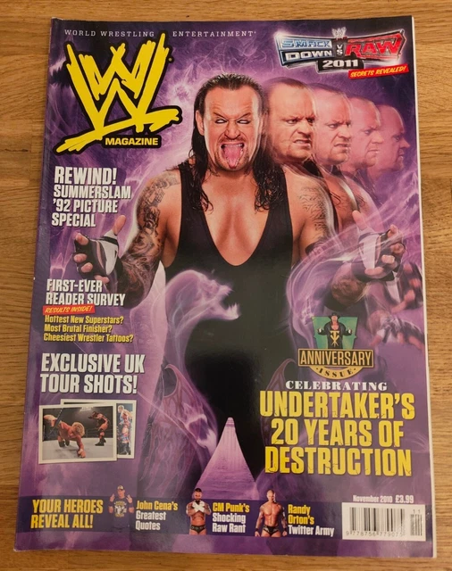 Programme Officiel WWE 2015 – Magazine Avec Poster, John Cena En Couverture