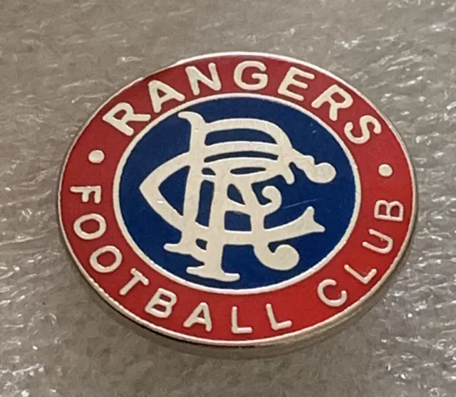 Very Rare & Collectable Glasgow Rangers Supporter Enamel Badge Wear With Pride 2