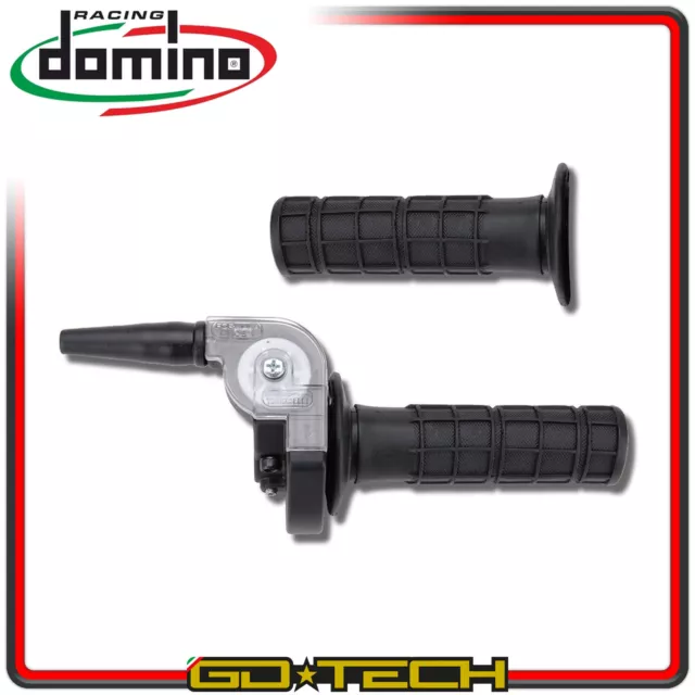 COMANDO GAS RAPIDO DOMINO FORMULA MOTO CROSS con MANOPOLE TOMMASELLI UNIVERSALE