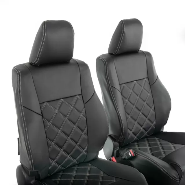 Toyota Hilux Invincible Front Seat Covers Leatherette (2016 Onwards) 946 2