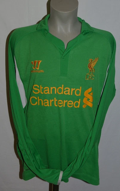 Torwarttrikot vom FC Liverpool, Saison 2012/2013, Größe 146, von Warrior, Grün