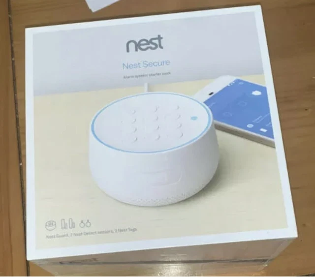 nest secure alarm starter pack h1500es home security system