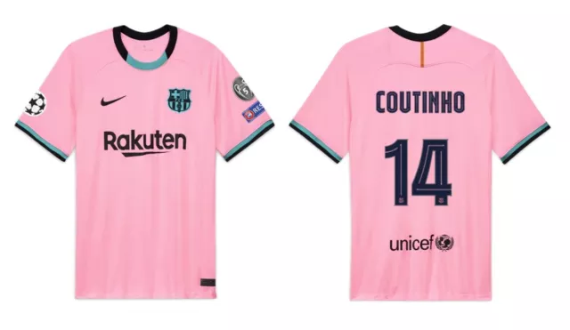 Trikot Nike FC Barcelona 2020-2021 Third UCL - Coutinho 14 I Champions League