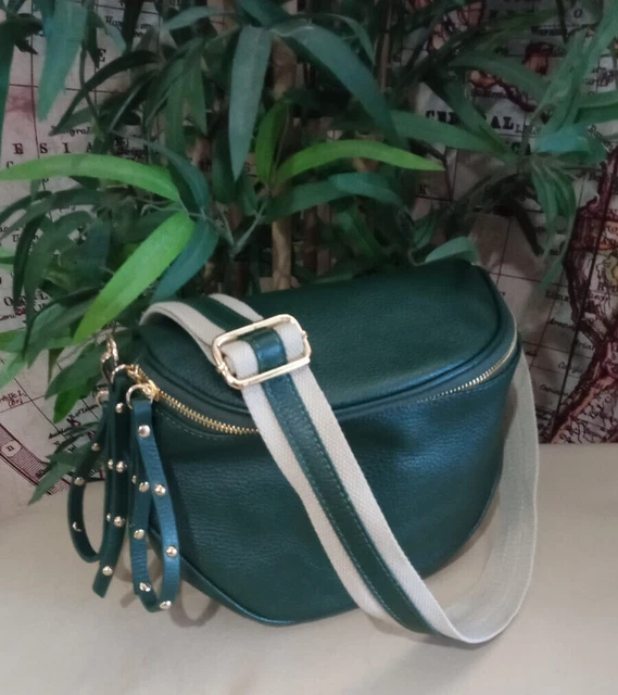 Borsa Tracolla Donna Azzurro Chiaro - Borsetta Elegante Marsupio Per Ragazze