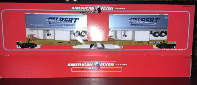 CK IT OUT! NEW S Gauge American Flyer 1048 Gilbert Inter-model TTUX Set 6-48514