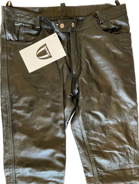 Bockle Black Shine Leatherboy Echtlederhose Gay Leather W36