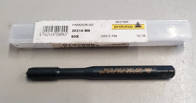 Abverkauf! 1 x PROTOTYP PARADUR ECO-HT E2456302-G3/8 X HSS-E Abverkauf! 1 x PROTOTYP PARADUR ECO-HT E2456302-G3/8 X HSS-E