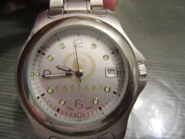 CAESARS CASINO Man's WATCH - Quartz w/Battery and Calendar