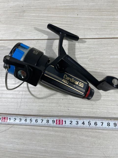Moulinet Toupie Abu Garcia Cardinal 503 Vintage Argenté Pour Pêche