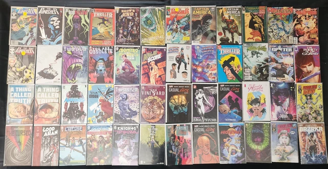 Huge Lot of 150+ Captain America / Punisher / Marvel Image More Avg VF Condition