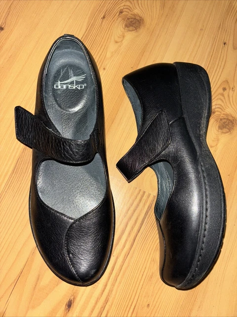 DANSKO SONOMA ANNIE Mary Jane Clog Shoes Womens 39 Black Leather 7401020200 36.94 PicClick