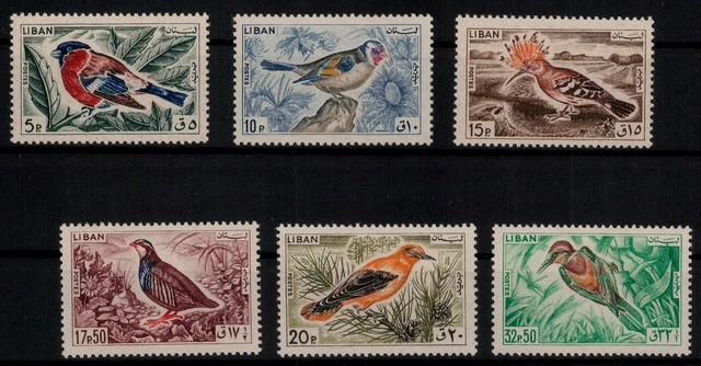 Libanon; Vögel 1965 kpl. **  (55,-)