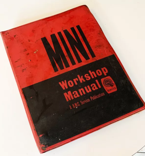 Classic Mini Original BMC Workshop Manual. Part No AKD 4061 A