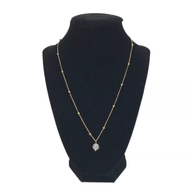 Women's Nordstrom Gold Tone Chain Delicate Dainty Pendant Necklace