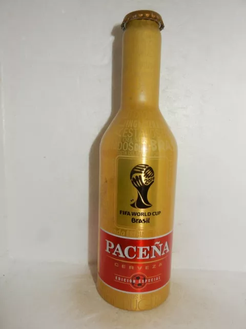 2014 WORLD CUP SOCCER BRASIL alu Bottle PACENA Beer can from BOLIVIA (330ml)