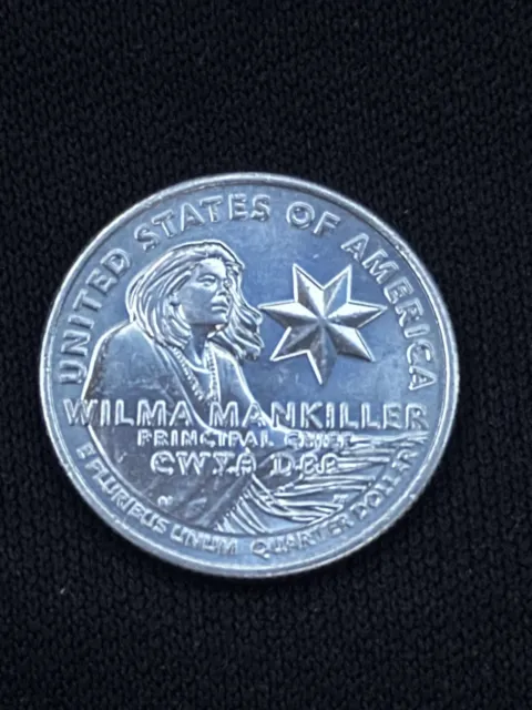 United States US America 25 Cents Quarter 2022 D Wilma Mankiller UNC