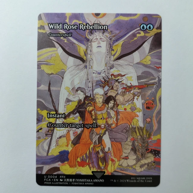 WILD ROSE REBELLION - Counterspell - Showcase - #4 - Final Fantasy - MTG  $3.45 - PicClick AU