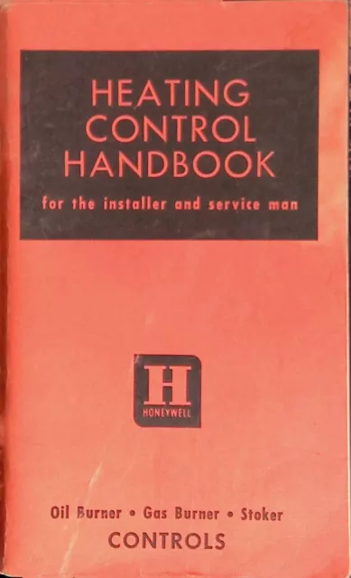 1953 Honeywell Oil Gas Burner Stoker Heating Control Handbook Install Service