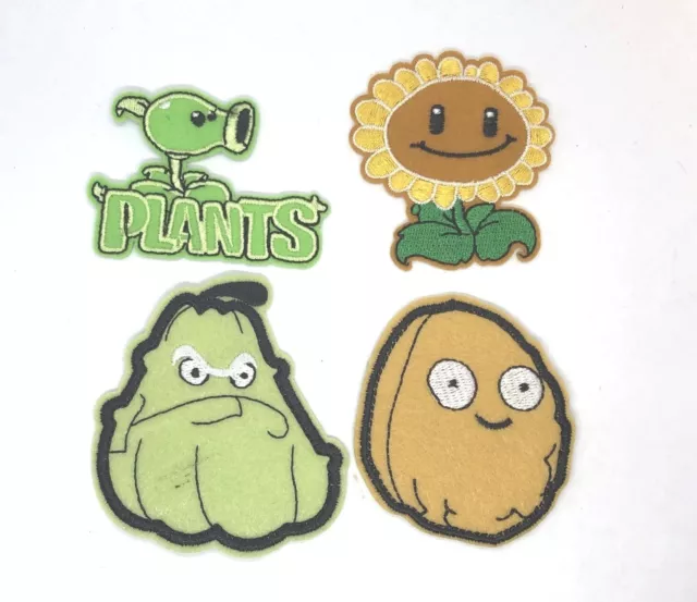 Plants Vs Zombies Game Series Sunflower Plant Embroidered Iron On Patch