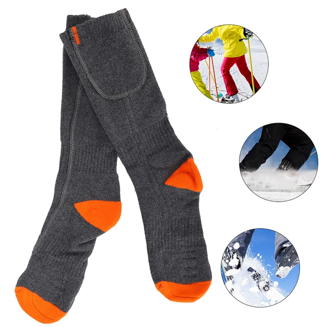 Winter Washable Electric Heated Socks Dry Battery Foot Warmer Thermal Stocki Hbh