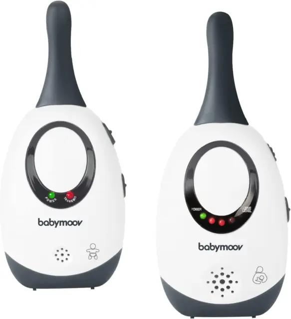 Babyphone Simply Care Audio Con Funzione VOX, Doppio Allarme E 2 Adattatori, Por