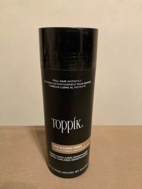 Toppik Hair Building Fibers - Giant 55g/1.94oz - Light  Brown - CLOSING OUT!