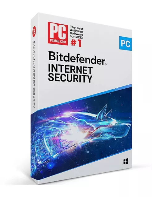 Bitdefender Internet Security 2024 - 1 /3 /5 oder 10 Geräte 1 bis 2 Jahre E-Mail