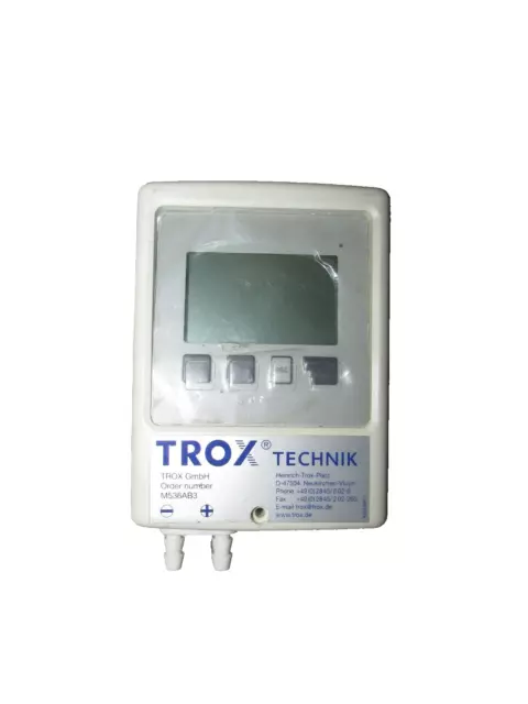 TROX Technik M536AB3 Differenzdruck Wächter 230V 50/60Hz 2W IP40 0-50C°(D985)