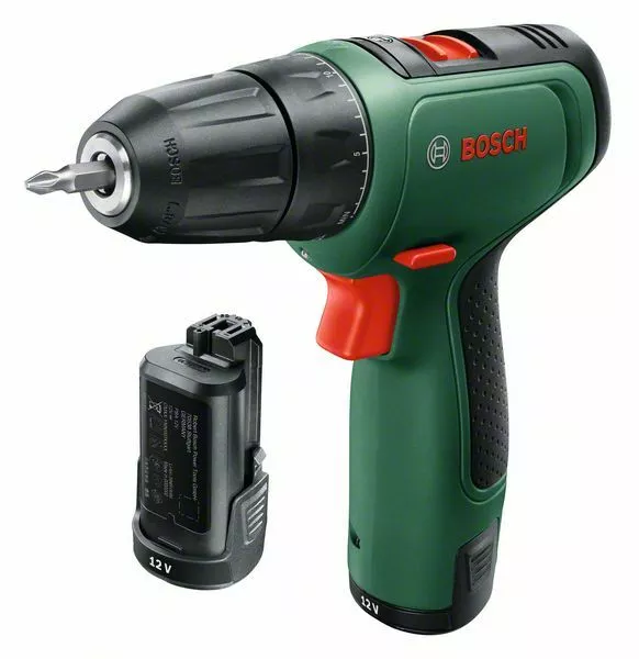 Bosch Akku-Zweigang-Bohrschrauber Easydrill 1200 Avec 2x Batterie Pba 12V 1.5Ah