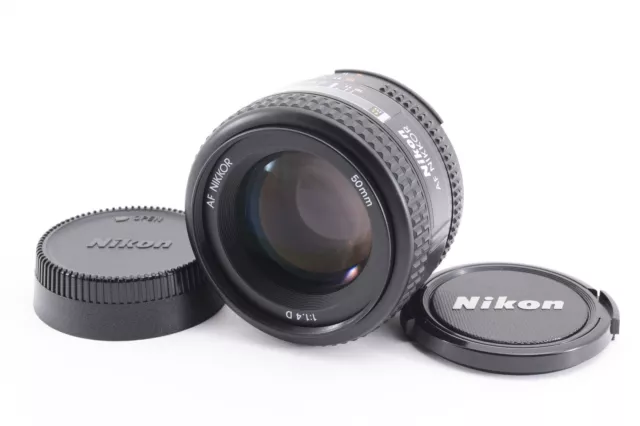 Nikon AF NIKKOR 50mm F/1.4 D AF Standard Prime Lens From JAPAN [Near Mint] #8458