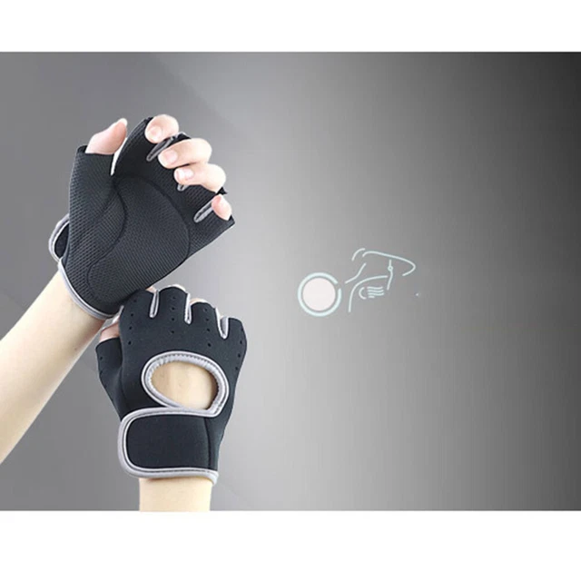 Exercise Half Gloves Exercise Finger Gloves Mittens Work Glove Sports 12