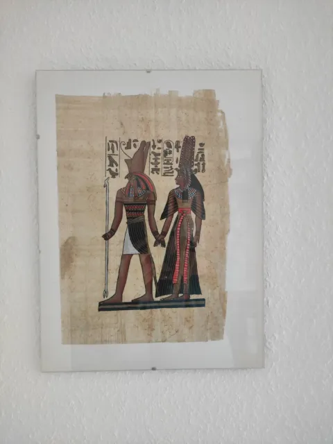 Wandbild Ägyptischer Papyrus