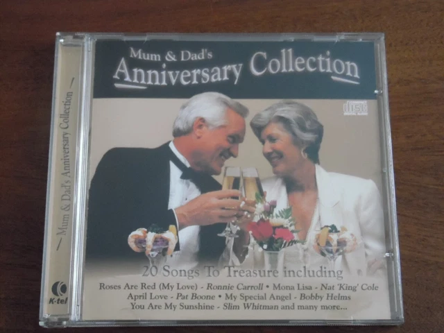 MUM & DADS Anniversary Collection 20 Songs Music CD 2001 K Tel ECD3692 ...