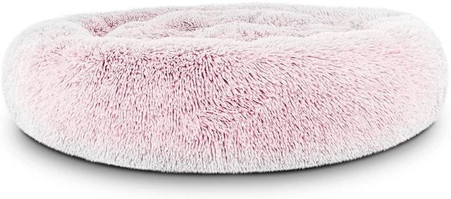 Pet Dog Bed Donut Soft Round Plush Cat Dog Kennel Ultra Soft Washable 3
