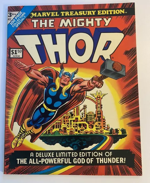 1974 Marvel Treasury Edition The Mighty Thor Comic Book #3