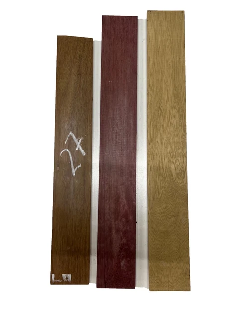 3 Pack, Multispecies  Thin Stock Lumber Board- Wood crafts  #27