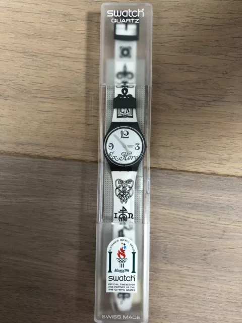 Swatch Uhr Atlanta 1996  NEU  - nie getragen !!!