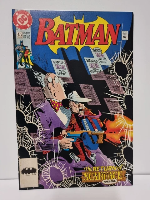 Batman #475 - 1st Appearance of Renee Montoya - DC Comics 1992 VF