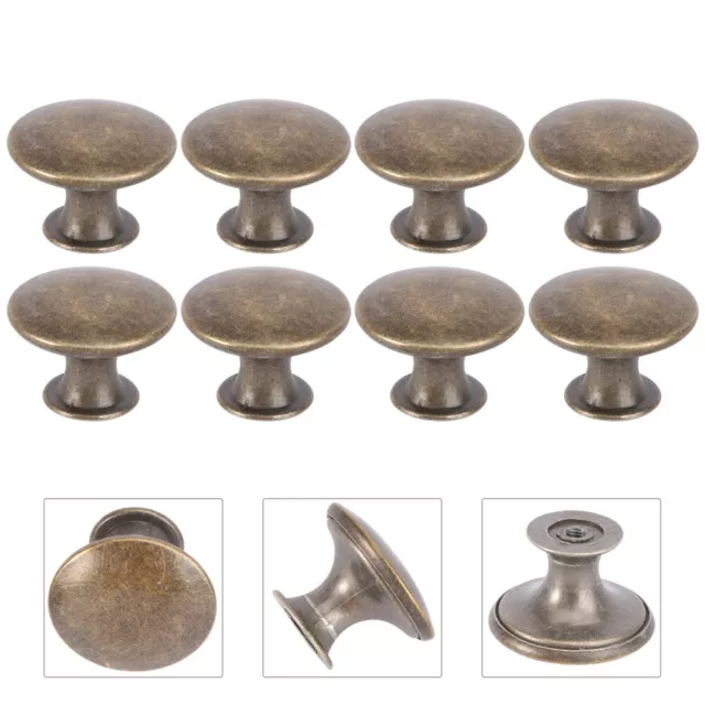 8Pcs Single Hole Drawer Knob Antique Drawer Knobs Dresser Pulls Drawer