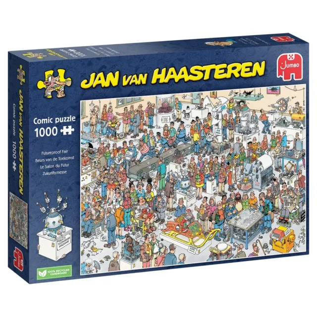 Jumbo, Jan van Haasteren – Futureproof Fair, Jigsaw Puzzles for Adults, 1,000 pi