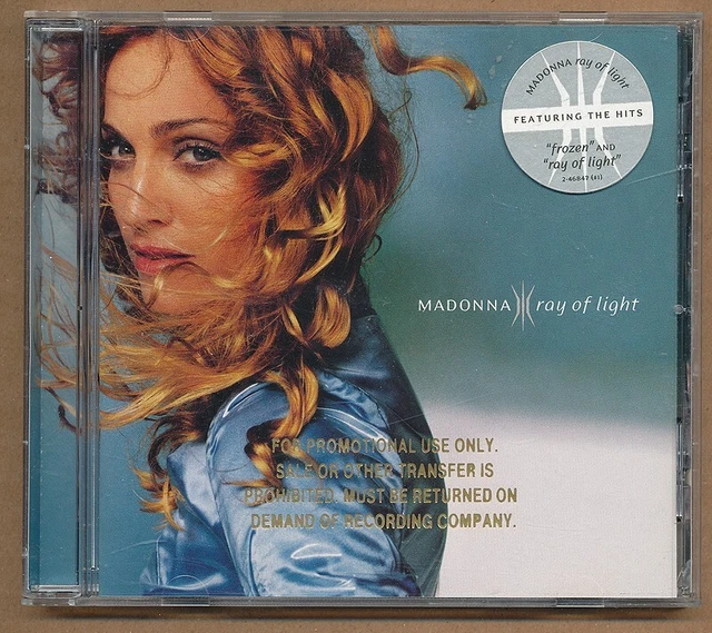 Madonna - Ray of Light RARE original out of print promo issue CD w/ hype sticker