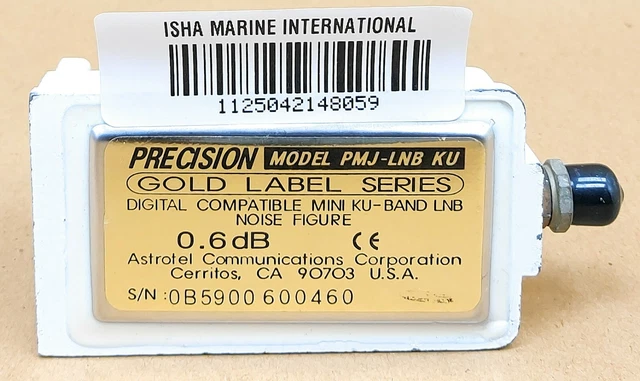ASTROTEL COMMUNICATION PMJ-LNB-KU Precision Gold Label Series KU-Band ...