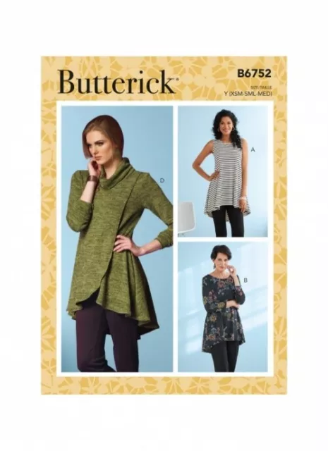 Butterick Sewing Pattern 6752 Women ZZ (L-XL-XXL)