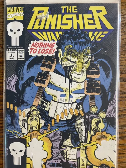 Punisher War Zone #5  Marvel Comics 1992 Vf+