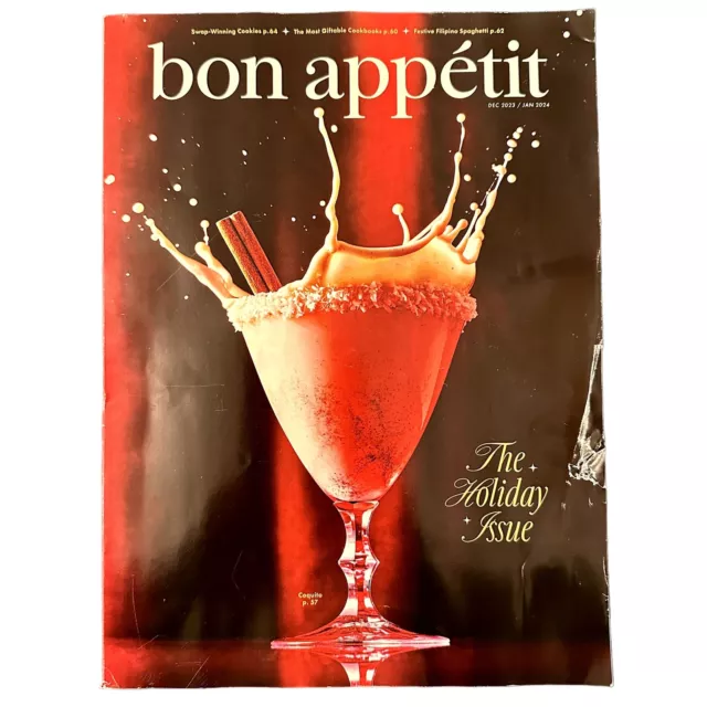 BON APPETIT MAGAZINE December 2023 January 2024 The Holiday Issue